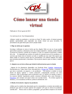 Cómo lanzar una tienda virtual