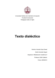 Texto dialéctico