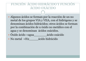 FUNCION ÁCIDO-8
