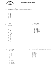 24.- Álgebra de Polinomios II ejercicios 2