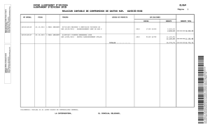 Relació contable de Compromisos de despeses Núm. AD/2015/0448