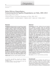 Dolor Pélvico Ginecológico: Caracterización de Egresos Hospitalarios en Chile, 2001-2012