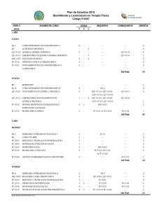 Plan de Estudios (Presentación general)