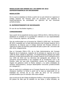 RESOLUCION 500-000006 DE 4 DE ENERO DE 2016 SUPERINTENDENCIA DE SOCIEDADES RESOLUCIÓN
