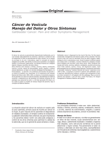 Cáncer de Vesícula Manejo del Dolor y Otros Síntomas Original