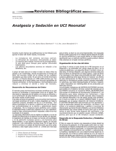 Analgesia y Sedación en UCI Neonatal