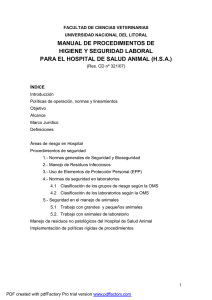 Manual de Procedimientos de Higiene y Seguridad Laboral