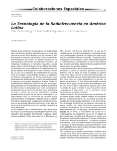 La Tecnología de la Radiofrecuencia en América Latina