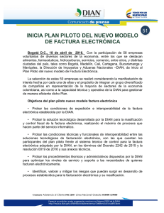 INICIA PLAN PILOTO DEL NUEVO MODELO DE FACTURA ELECTRÓNICA  51