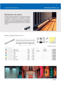 Catálogo proyectores lineales Led.