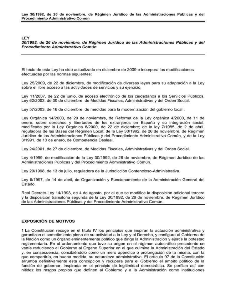 L'article 38.4 De La Llei 30/1992, De 26 De Novembre, De Règim Jurídic ...