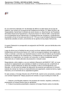   En una ceremonia realizada el 21 de diciembre de 2004... Gobierno, que contara con la presencia del Presidente de la...