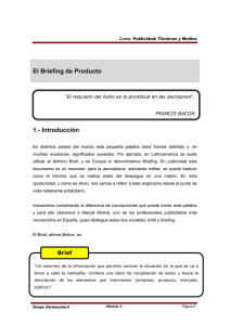 modulo 3 el briefing del producto