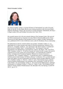 Dr. Gloria Fern ndez Arribas CV