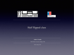 Half Flipped Classroom Andrés Concha UAI
