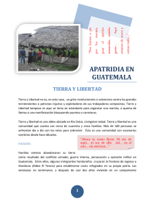 APATRIDIA EN GUATEMALA
