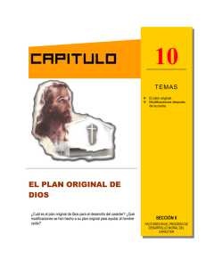 10 CAPITULO  EL PLAN ORIGINAL DE