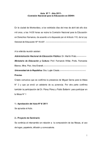 Acta Nº07 DDHH 26.04.2011