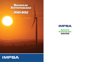IMPSA - Reporte de Sustentabilidad 2010-12