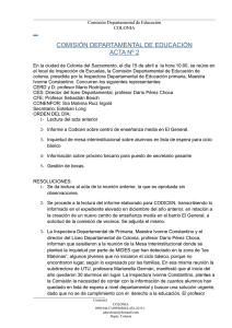 Acta Nº02 Colonia 2015