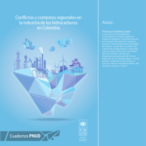 Conflictos y contextos regionales en la industria de los hidrocarburos en Colombia
