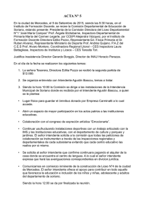 ACTA N°5 CDE Soriano 2015