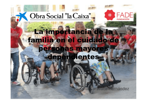 La importancia de la familia en el cuidado de personas mayores dependientes
