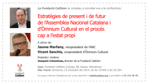Estratègies de present i de futur de l’Assemblea Nacional Catalana i