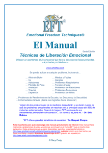 Manual de EFT (Técnicas de Liberación Emocional)