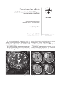 Plasmocitoma óseo solitario IMAGEN Victoria M. Canessa, Luis F. Pintos