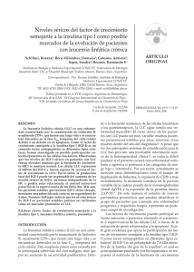 Niveles séricos del factor de crecimiento