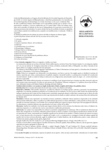 Hematología la Sociedad Argentina de Hematología y la versión electrónica ...