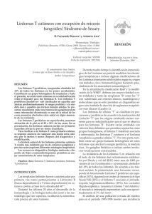 Linfomas T cutáneos con excepción de micosis fungoides/Síndrome de Sezary REVISIÓN