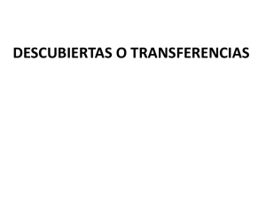 DESCUBIERTAS O TRANSFERENCIAS