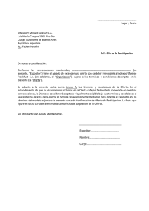 International participation offer (spanish) (PDF, 428.27 KB)
