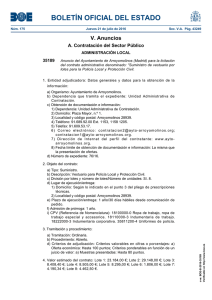 BOLETÍN OFICIAL DEL ESTADO V. Anuncios A. Contratación del Sector Público 35189