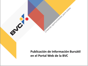 Manual del Portal BVC