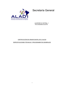   ALADI/SEC/di 2327/Rev. 1, versão 1.8.0