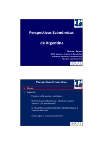 Perspectivas Económicas de Argentina