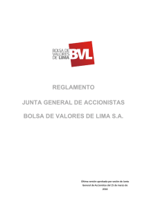 BVL aprobado en JOA