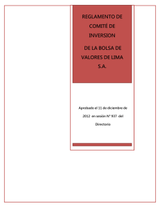 Reglamento del Comite de Inversion de la BVL (10-12-2012)