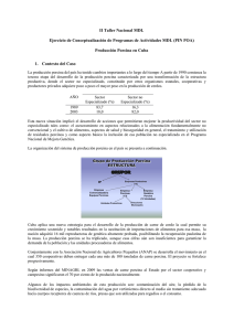 Conceptualización de PoAs MDL. Producción porcina en Cuba