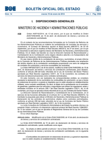 BOLETÍN OFICIAL DEL ESTADO MINISTERIO DE HACIENDA Y ADMINISTRACIONES PÚBLICAS 439