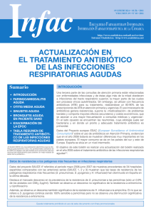 Tratamiento antibiótico de las infecciones respiratorias agudas