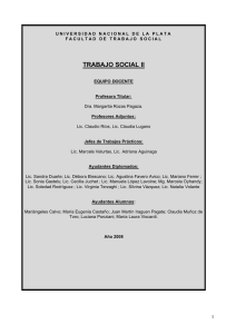 Propuesta Pedagógica TS II 2008