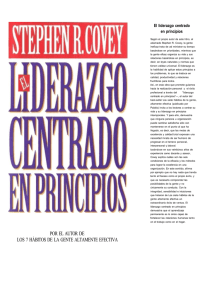 El Liderazgo Centrado en Principios - Stephen R. Covey.pdf 1.54 MB