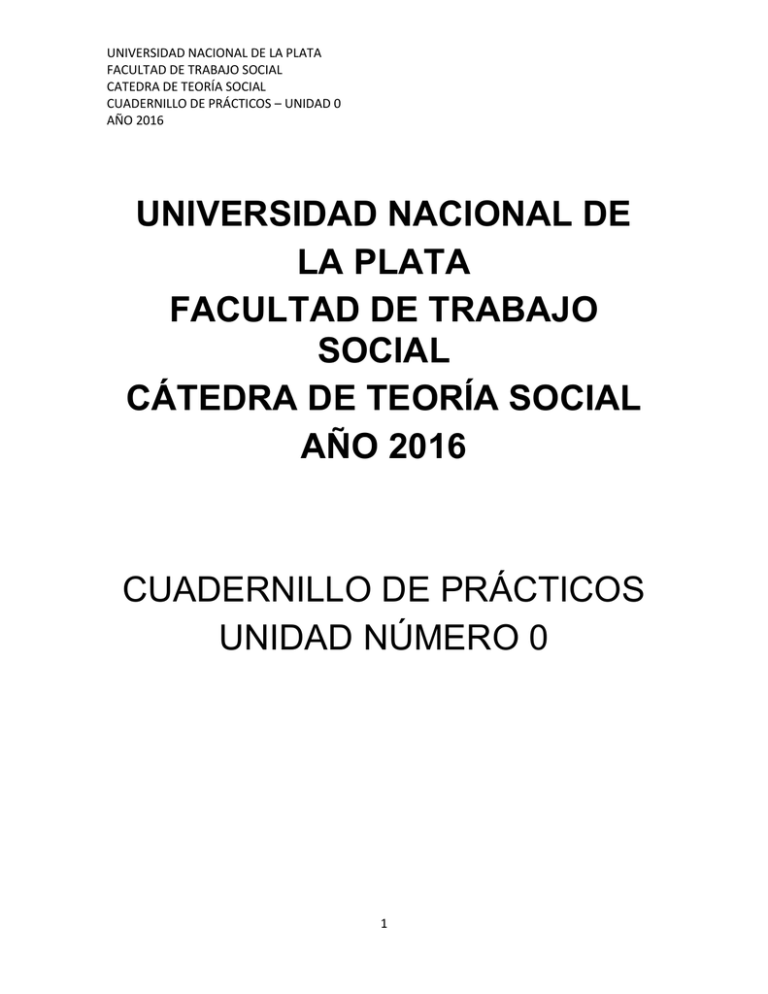 Cuadernillo De Pr Cticos-Unidad N Mero 0