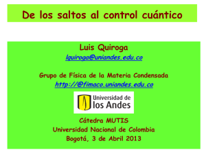 MUTIS UNal 2013Quiroga