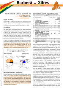 Contractació laboral a dones de 45 i més anys (Ago. 2003 - Núm. 14)