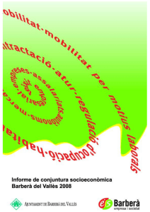 Informe de conjuntura socioeconòmica. Barberà del Vallès. 2008